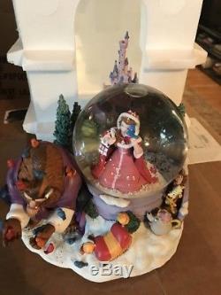 1991 Disney Beauty And The Beast Musical Snow Globe Snowglobe
