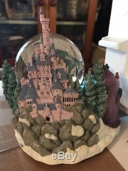 1991 Disney Beauty And The Beast Musical Snow Globe Snowglobe