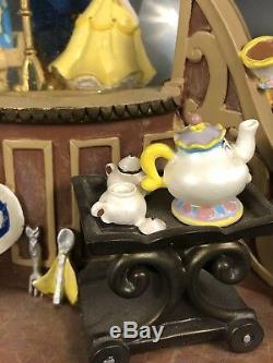 1991 Disney Beauty And The Beast The Encahnted Love SnowithWater Globe