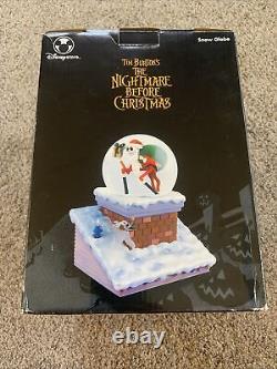 1993 Nightmare Before Christmas Snow Globe Music Box Disney Store What's This