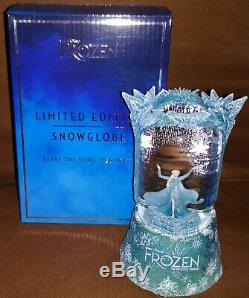2019 Disney Frozen Broadway Musical Elsa Let it Go Snowglobe Limited Edition