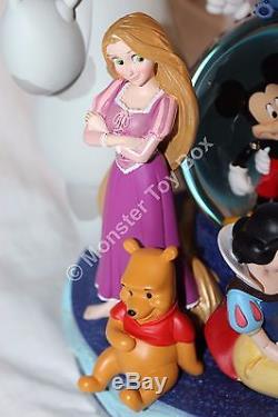 30th Anniversary Disney Store Snowglobe Baymax Goofy Snow White Elsa Anna Stitch