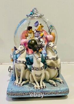 50th Anniversary Cinderella Stage Coach Musical Snow Globe In Great Condition