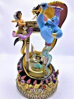 Aladdin Hourglass Arabian Nights Musical Snow globe With Lights