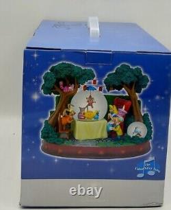 Alice In Wonderland double Snow Globe Mad Hatter's Tea Party Unbirthday Sealed