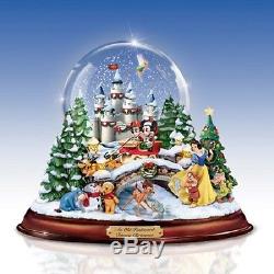 An Old Fashioned Disney Christmas Water / Snow Globe Bradford Exchange