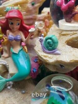 Ariel Little Mermaid Snow Globe Musical Under The Sea Music Box NO BOX Disney