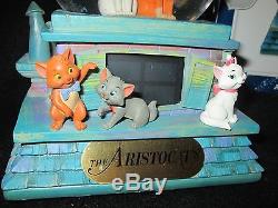 Aristocats Snowglobe RARE 40th Anniversary Disney Store Exclusive Cats Musical
