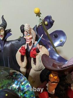 Art Of Disney Villains Snow Globe WithBox. Working Fantastic Condition