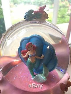 Authentic Collectable Disney Musical Snow Globe Triton's Daughters