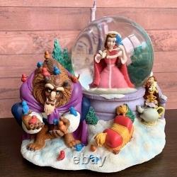Beauty And The Beast Snow Globes Music Box Globe Disney