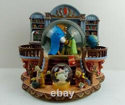 Beauty And The Beast Vintage Super Rare Snow Globe Theres Something There Tune