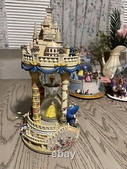 Beauty and the Beast Hourglass Globe With Lights & Music 1992