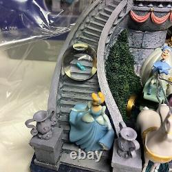 CINDERELLA DREAM OF THE BALL Musical Light up double Snow Globe Rare & Retired