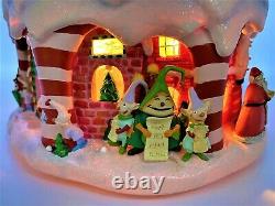 Christmas Town Nightmare Before Christmas Musical Rotating Snow Globe