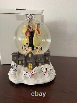 Cruella De Vil Muscial Snow Globe RARE collectible