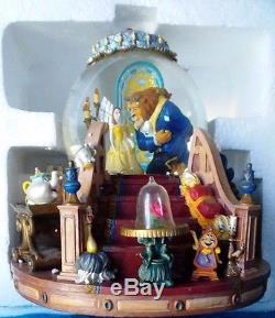 Disney Beauty And The Beast Musical Snowglobe With Box