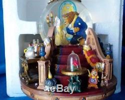 Disney Beauty And The Beast Musical Snowglobe With Box