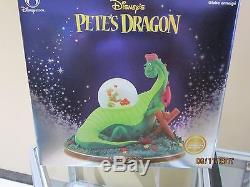 DISNEY PETE'S DRAGON SNOW GLOBE CANDLE ON THE WATER NEW IN BOX Rare