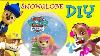 Diy Do It Yourself Disney Juniors Paw Patrol Snowglobe With Skye Chase Rubble Rocky And Zuma