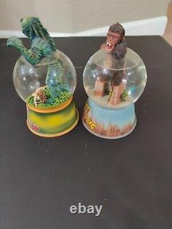 Dave Grossman creations snow globe King Kong, Creature From The Black Lagoon