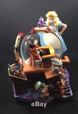 Disney ALICE IN WONDERLAND 50th Anniversary Alice's Trial Snow Globe in Box