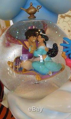 Disney Aladdin Light Up Musical Snow Globe (Extremely Rare)