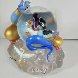 Disney Aladdin Snow Globe A Whole New World Genie Magic Carpet Ride