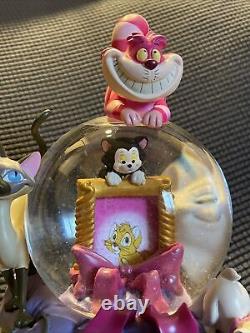 Disney Alice In Wonderland Cheshire Cat Snow Globe Music Elton John