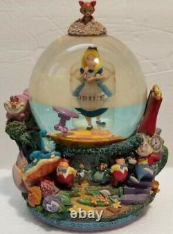 Disney Alice In Wonderland Drink Me Snow Globe All in the Golden Afternoon