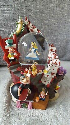 Disney Alice In Wonderland Snow Globe Rare In original box