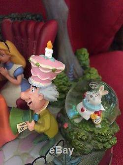 Disney Alice In Wonderland Tea Party Unbirthday Snow Globe