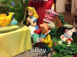 Disney Alice In Wonderlands Very Merry Unbirthday SnowGlobe