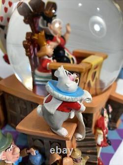 Disney Alice in Wonderland 50th Anniversary Snow Globe