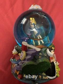 Disney Alice in Wonderland Drink Me Snow Globe All in the Golden Afternoon READ