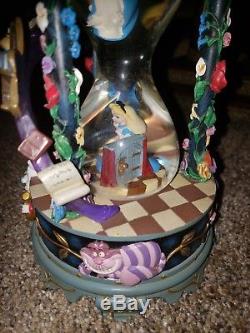Disney Alice in Wonderland Hour Glass Snowglobe