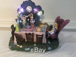 Disney Alice in Wonderland Mad Tea Party Music Box/Snowglobe