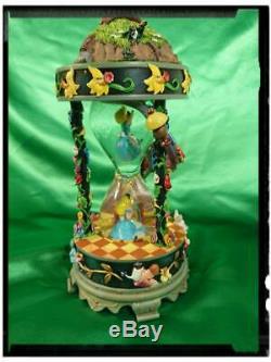 Disney Alice in Wonderland Snow globe Music Box & Light Up 25th anniversary