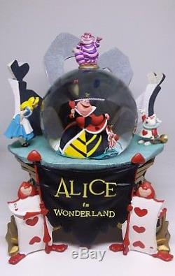 Disney Alice in Wonderland Snowglobe COMES WITH BOX AND STYROFOAM