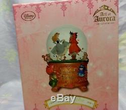 Disney Art of Aurora Sleeping Beauty Snow Globe NEW in original Packaging
