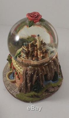 Disney BEAUTY AND THE BEAST CASTLE MUSICAL SNOWGLOBE BEAUTY AND THE BEAST