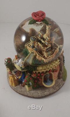 Disney BEAUTY AND THE BEAST CASTLE MUSICAL SNOWGLOBE BEAUTY AND THE BEAST