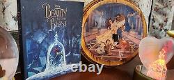 Disney Beauty And The Beast Bundle Snow Globe Music Box, Cup, Book, Decorative