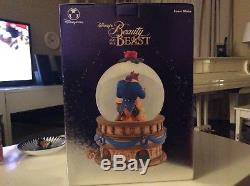 Disney Beauty And The Beast Musical Snow Globe Plays Beauty and the Beast NEW