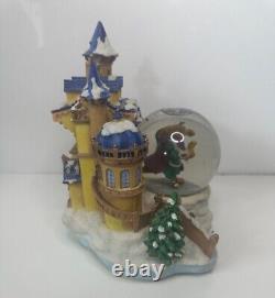 Disney Beauty And The Beast Musical Snow Globe Rare
