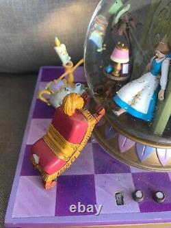 Disney Beauty And The Beast Snow Globe Musical Tune Something There