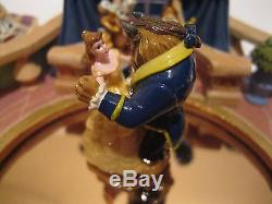 Disney Beauty & The Beast Music Box Magical Dancing Figurine Non Snowglobe