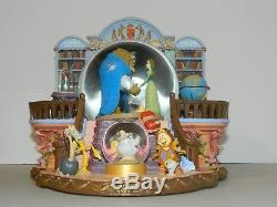 Disney Beauty and The Beast Belle Library Music Snowglobe Globe with Blower