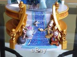 Disney Beauty and the Beast Belle Library Musical Snow Globe