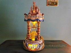 Disney Beauty and the Beast Hourglass Musical Castle Snow Globe Music & Lights